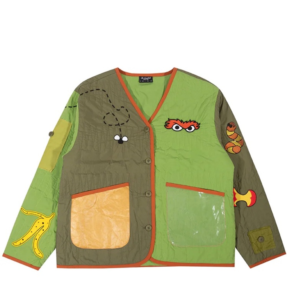 The Hundreds Oscar Green and Brown Graphic Jacket